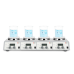 MS-H340-S4 LCD 4-Channel Digital Magnetic Hotplate Stirrer/MS-H340-S4/Work plate Dimension Ø 135mm(5inch) x 4/DLAB USA